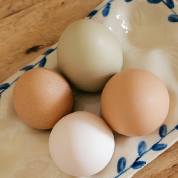Blue Leaf Dozen Egg Tray
