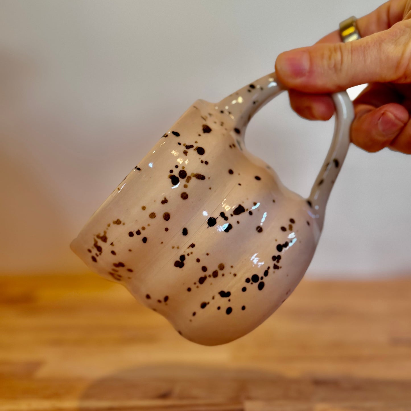 Bubble splatter mug