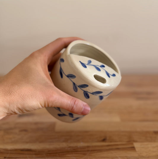 Blue Leaf Travel Cup