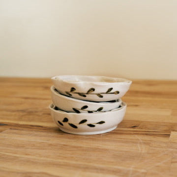 Brown Leaf Ring Dish