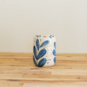 Splatter Blue Leaf Travel