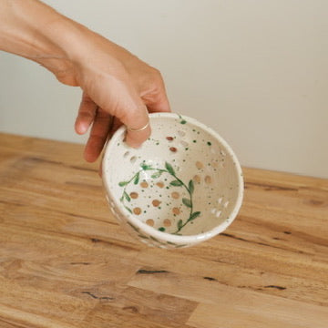 Spring Leaf Berry Bowl