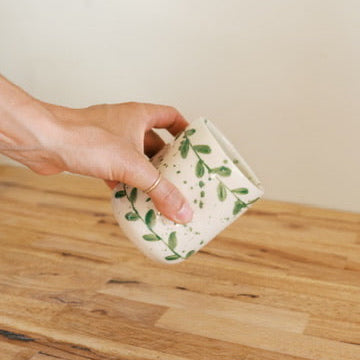 Spring Leaf Dimple Cup