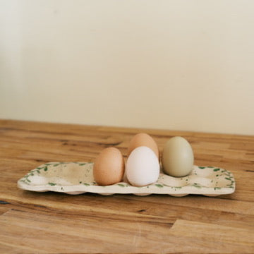 Spring Leaf Dozen Egg Tray