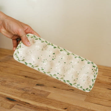 Spring Leaf Dozen Egg Tray