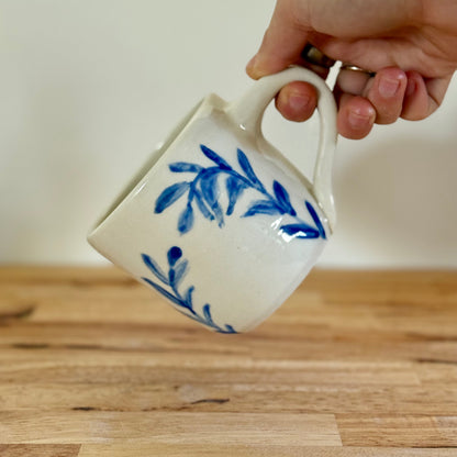 Blue Leaf Mug