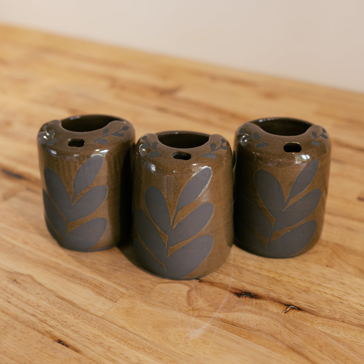 Brown Leaf Travel Mug