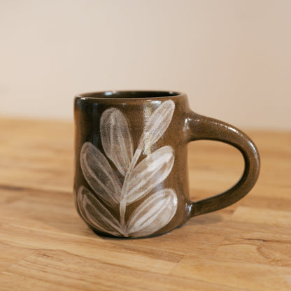 Brown and White Mug