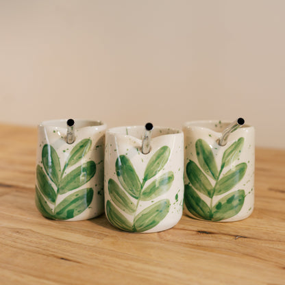 Green Leaf Straw Cup