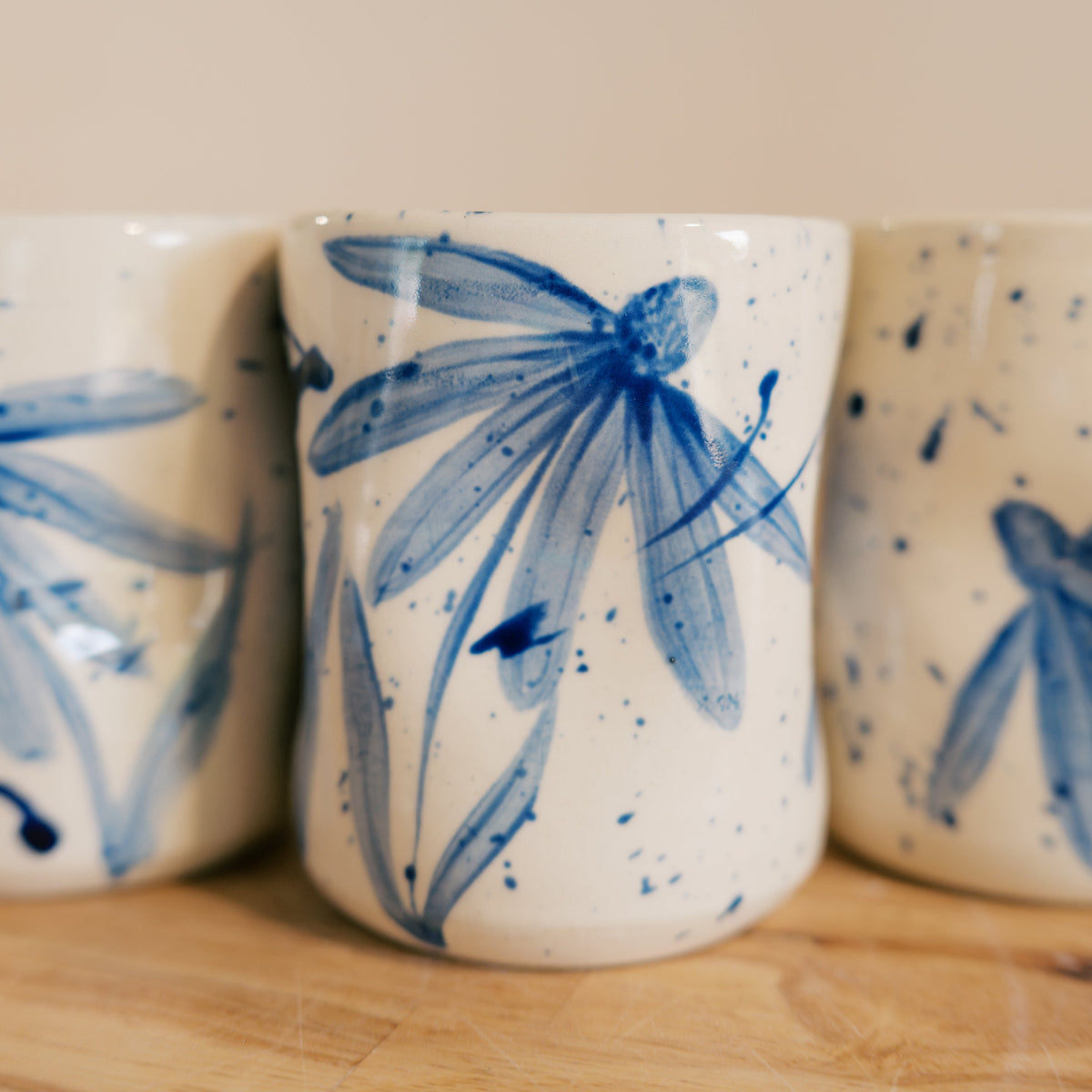 Large Wildflower Dimple Cup
