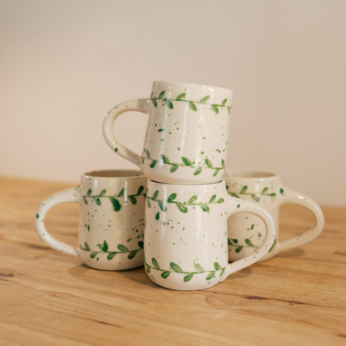 Green Leaf Mug