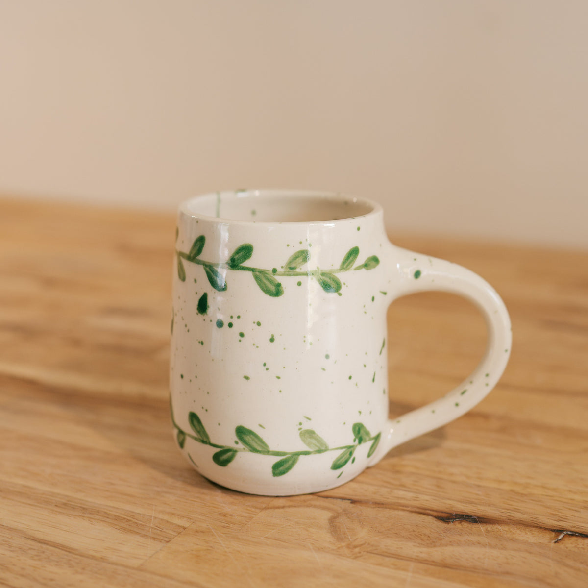 Green Leaf Mug