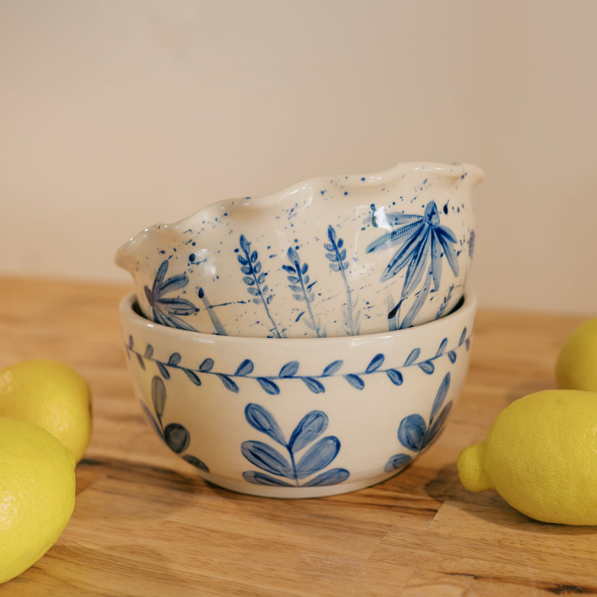 Wildflower Serving Bowl