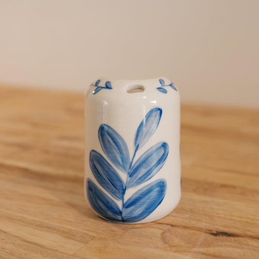 Blue Leaf Travel Mug