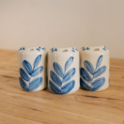 Blue Leaf Travel Mug