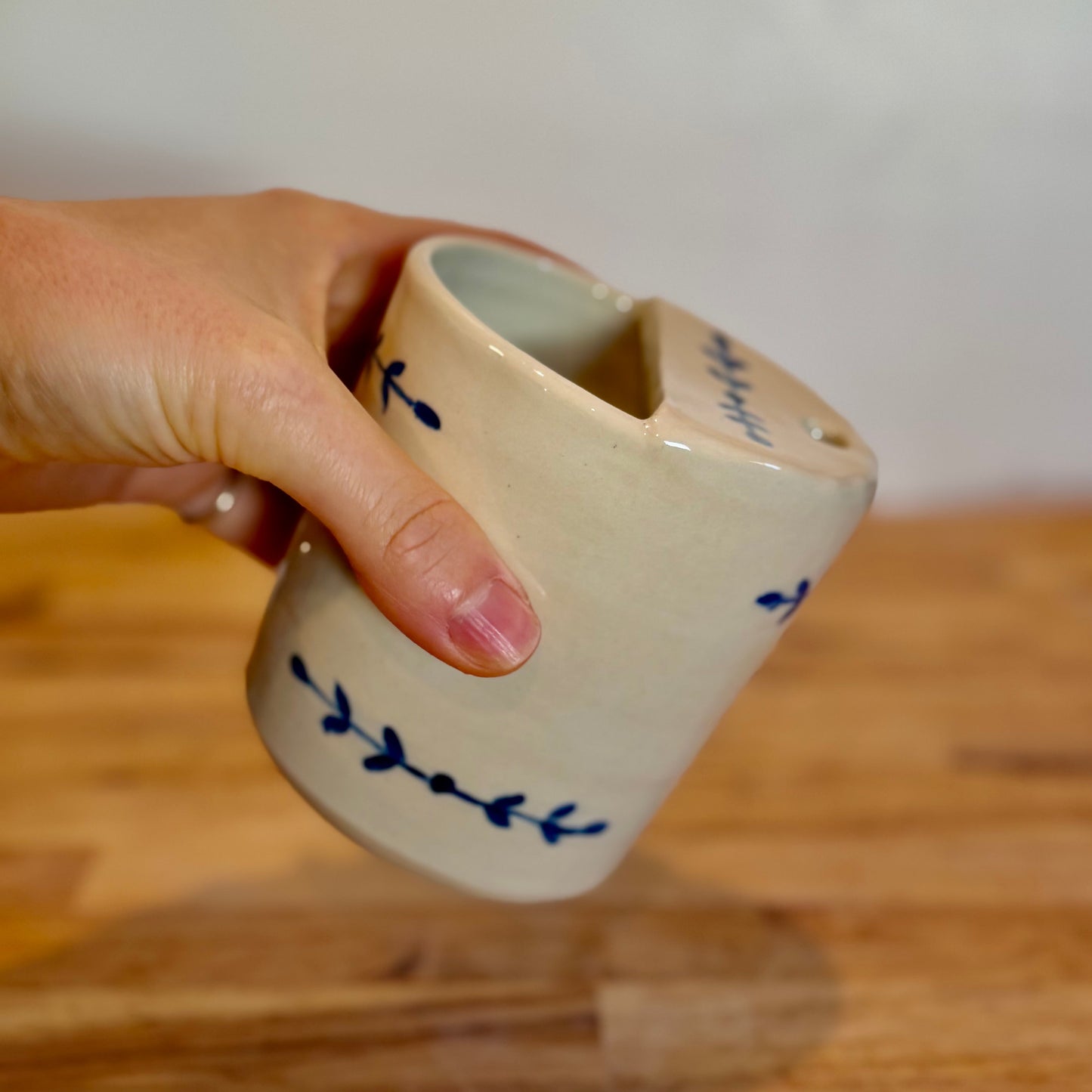 Vintage Blue Travel cup