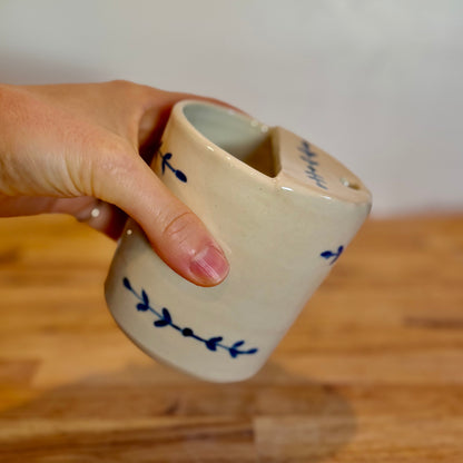 Vintage Blue Travel cup