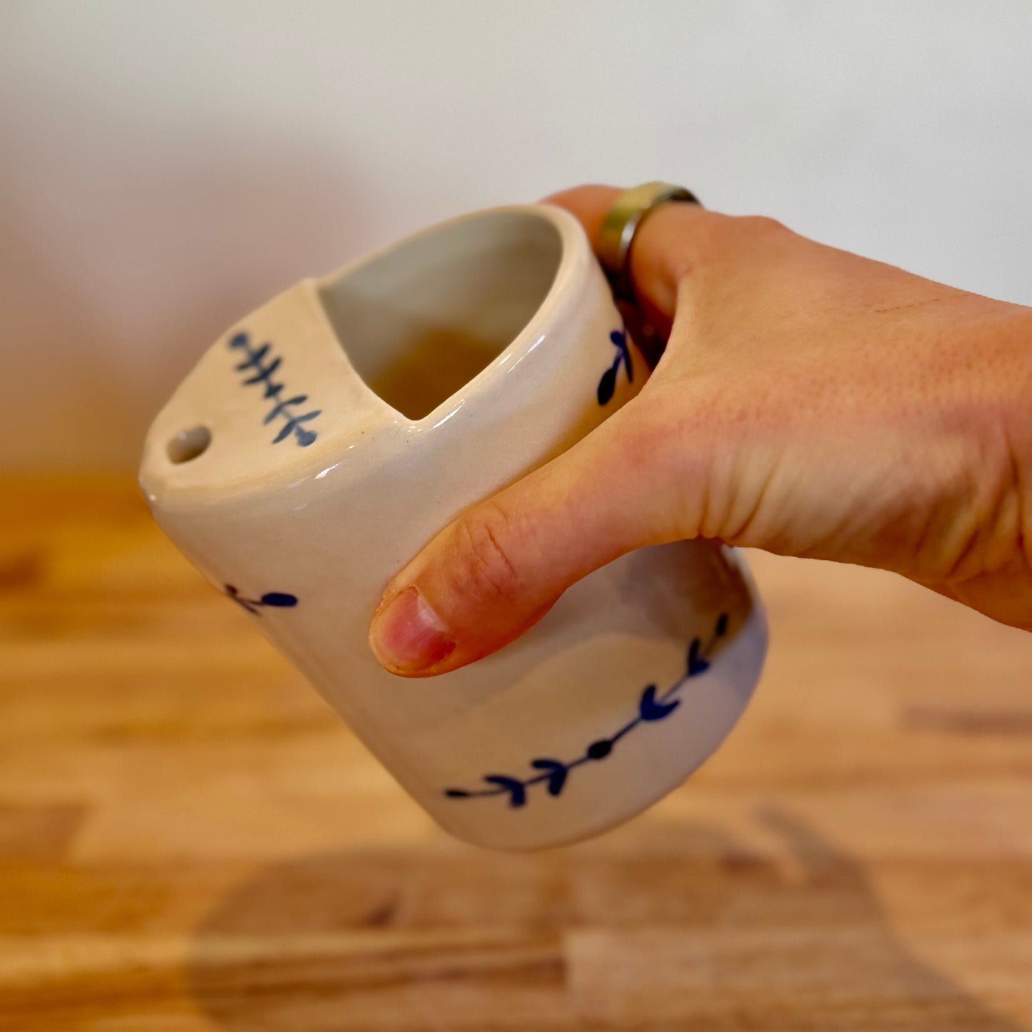 Vintage Blue Travel cup