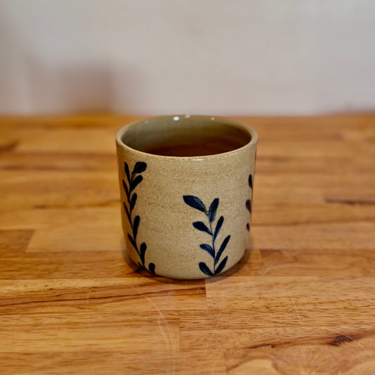 Blue leaf cup